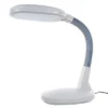 Lavish Home LED Sunlight Desk Lamp With Dimmer Switch (White)