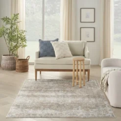 Nourison Astra Machine Washable Vintage Medallion Indoor Rug -Home Decoration Series GUEST 047086c4 5135 4f92 b21c 21b8ba9cb4c0