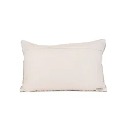 14x22" Hand Woven Stripe Green Outdoor Pillow Polyester With Polyester Fill By Foreside Home & Garden -Home Decoration Series GUEST 05772d83 158c 4c56 89b9 fa019c9cd513