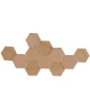 Wood Geometric Honeycomb Wall Decor With Mirrors Brown - CosmoLiving By Cosmopolitan -Home Decoration Series GUEST 059361f7 1fdb 40b3 ae02 b6df86cbe558