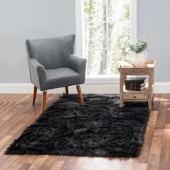 Walk On Me Faux Fur Super Soft Rug Tufted With Non-slip Backing Area Rug
