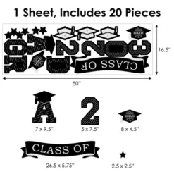 Big Dot Of Happiness Class Of 2023 Graduation Cheers Party Wall Decals Set Of 20 -Home Decoration Series GUEST 07daf2a8 c91c 4400 83ab 9d2ad068b4a5