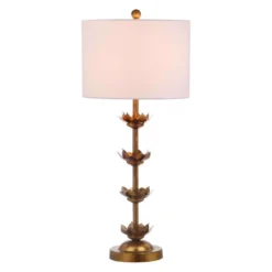 (Set Of 2) 32" Lani Leaf Table Lamp Antique Gold (Includes LED Light Bulb) - Safavieh 7 (Set Of 2) 32" Lani Leaf Table Lamp Antique Gold (Includes LED Light Bulb) - Safavieh -Home Decoration Series GUEST 08a2c80f 0e14 471a ad57 83694914f2ef