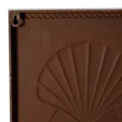 Set Of 4 Metal Sea Horse Speckled Wall Decors With Starfish Shell And Coral Designs Cream - Olivia & May -Home Decoration Series GUEST 098fb6e8 e32b 492c 899c 38cbce0ee167