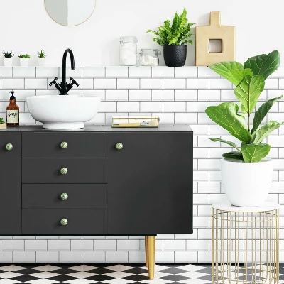 Subway Tile Peel And Stick Giant Wall Decal - RoomMates 7 Subway Tile Peel And Stick Giant Wall Decal - RoomMates - Image 5