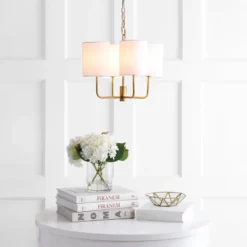 Elias Chandelier Brass/Gold - Safavieh -Home Decoration Series GUEST 0bfa1c94 4661 43e3 b862 3625b945e0ed