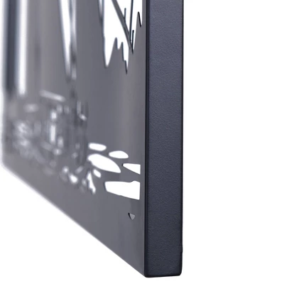 Shadows Of Sailboat In San Francisco Bay Metal Wall Decor Black - StyleCraft 5 Shadows Of Sailboat In San Francisco Bay Metal Wall Decor Black - StyleCraft - Image 3