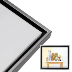 Creative Mark Illusions Floater Frame For 3/4 Inch Depth Stretched Canvas - Black & Silver 8 Creative Mark Illusions Floater Frame For 3/4 Inch Depth Stretched Canvas - Black & Silver -Home Decoration Series GUEST 0f224502 d260 4ce2 9b5c 194b725c8c19