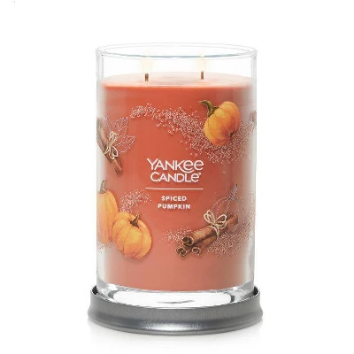 20oz Large Signature Tumbler Spiced Pumpkin - Yankee Candle 3 20oz Large Signature Tumbler Spiced Pumpkin - Yankee Candle