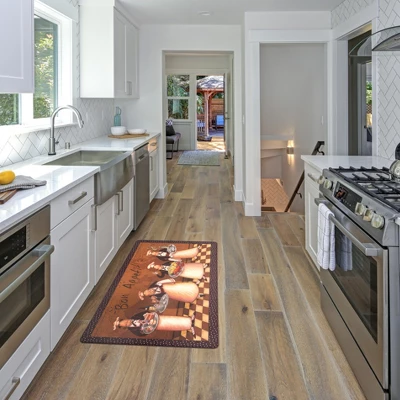 World Rug Gallery Bon Appetit Cushioned Anti-fatigue Kitchen Mat 7 World Rug Gallery Bon Appetit Cushioned Anti-fatigue Kitchen Mat - Image 5