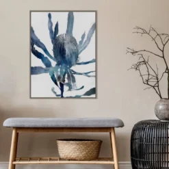 22" X 30" Flowers From The Ashes I By Urban Road Framed Canvas Wall Art Gray Wash - Amanti Art -Home Decoration Series GUEST 117781c9 33d9 45da bbfe bb7202cb76ae