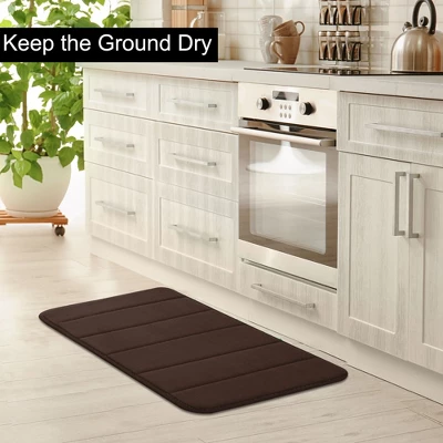 1 Pc Coral Velvet Non-slip Soft Memory Foam Floor Mats - PiccoCasa 4 1 Pc Coral Velvet Non-slip Soft Memory Foam Floor Mats - PiccoCasa - Image 2