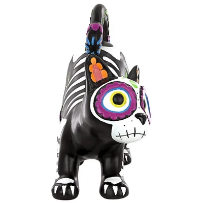 Design Toscano Dia De Los Muertos El Gatto Sugar Skull Cat Statue 4 Design Toscano Dia De Los Muertos El Gatto Sugar Skull Cat Statue - Image 2