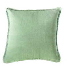 Green Linen Down Alternative Pillow -Home Decoration Series GUEST 13df904f 7d0e 4cb2 8417 479dbab78059