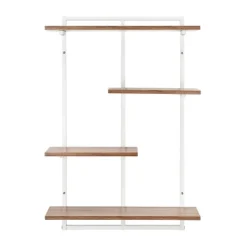 34.5" X 23.6" Rhodes 4 Tier Modern Floating Windowsill Wall Shelf Unit - Danya B. -Home Decoration Series GUEST 14da601f 6d37 4949 8ecd 4dac2fc094c4