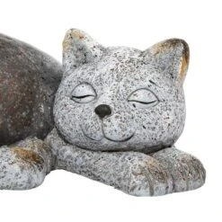 7" Magnesium Oxide Country Cats Garden Sculpture Gray - Olivia & May 9 7" Magnesium Oxide Country Cats Garden Sculpture Gray - Olivia & May -Home Decoration Series GUEST 153c4dab 5fd3 4487 889c a10565308eb2