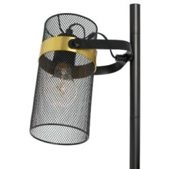 67.25" Echo Black Painted Metal Mesh Three Drum Shade Candlestick Floor Lamp - River Of Goods 16 67.25" Echo Black Painted Metal Mesh Three Drum Shade Candlestick Floor Lamp - River Of Goods -Home Decoration Series GUEST 15669314 7eda 4f49 9a0b ef4943b122d9