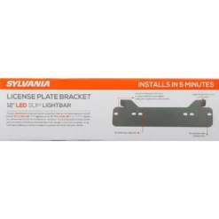 SYLVANIA - License Plate Bracket For LED Off Road Light Bar - Easy To Install, Lightweight Aluminum, Durable Powder Coated Finish, No Drilling Required - SLIM12INBKT.BX (1PC) -Home Decoration Series GUEST 15e57acd c430 429a 9a23 52e3ef84cbd3