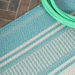 Haynes Modern Double Stripe Indoor/Outdoor Area Rug - JONATHAN Y -Home Decoration Series GUEST 168c1a28 71d9 4649 a144 07fb8db7e6f5