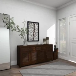 Wood Tree Branch Wall Decor With Black Frame Brown - Olivia & May -Home Decoration Series GUEST 175b1ea2 1763 433c 823f 8ed024f6c3d8