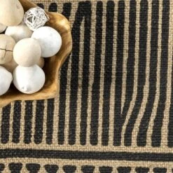 NuLOOM Noel Bohemian Striped Hand Woven Jute Area Rug 15 NuLOOM Noel Bohemian Striped Hand Woven Jute Area Rug -Home Decoration Series GUEST 18552389 8cc1 4091 80a8 e3c7f443156f