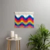 Showmemars Wavy Retro Rainbow Fiber Wall Hanging - Society6 -Home Decoration Series GUEST 1a3f55a1 0ceb 485a 9fe0 fd0a41951fb4