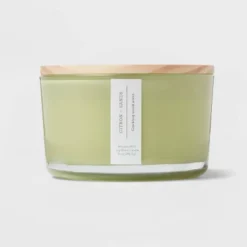 Citron And Sands Candle Green - Threshold™ -Home Decoration Series GUEST 1a4d9481 72eb 44f4 8afa e1c309366d2d