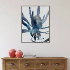 22" X 30" Flowers From The Ashes I By Urban Road Framed Canvas Wall Art Gray Wash - Amanti Art -Home Decoration Series GUEST 1c4ad6c3 a76f 42be 9125 2c0419f60a33