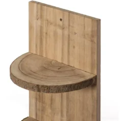 Vintiquewise Natural Wooden Three Sliced Log Wood Shelf Display For Entryway, Kitchen, And Outdoor -Home Decoration Series GUEST 1c8740c9 1efa 48cf b9c0 2481fb6effbf