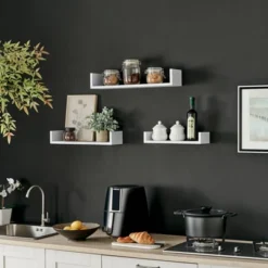 3pc Aalto U-Shaped Floating Wall Shelf Set - Danya B. -Home Decoration Series GUEST 1eda6e13 e3ed 42a1 96b2 5bf33c0be9f5