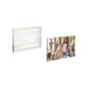 Azar Displays Clear Acrylic Wall Artwork And Photo Frame With Tape 6" W X 4" H - Landscape/Horizontal, 2-Pack