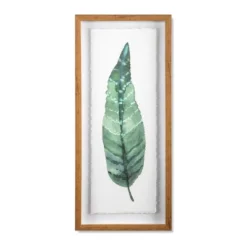 (Set Of 3) 28"x12" Framed Leaves Decorative Wall Art White - Threshold™ 12 (Set Of 3) 28"x12" Framed Leaves Decorative Wall Art White - Threshold™ -Home Decoration Series GUEST 214fdd58 752e 4cd5 99b6 07b5a2d55b3e