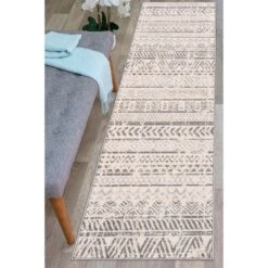 World Rug Gallery Geometric Distressed Bohemian Area Rug