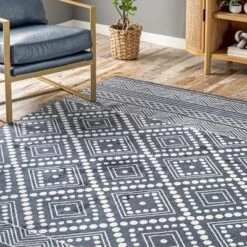 NuLOOM Phyllis Machine Washable Diamond Trellis Area Rug -Home Decoration Series GUEST 246a6d94 220f 40e5 9c0b 15cb9906394f