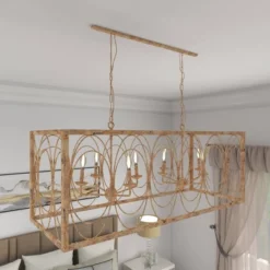 Vintage Metal Chandelier Gold - Olivia & May -Home Decoration Series GUEST 250b17d4 8c3e 4734 9123 89e88ceb084a