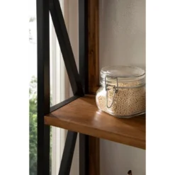 25" X 28" Rigby Wood Decorative Wall Shelf Rustic Brown/Black - Kate & Laurel All Things Decor 18 25" X 28" Rigby Wood Decorative Wall Shelf Rustic Brown/Black - Kate & Laurel All Things Decor -Home Decoration Series GUEST 25d80cf5 d317 407e 87a1 6bdd1c0825b1