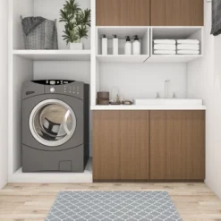 World Rug Gallery Modern Trellis Pattern Anti Fatigue Standing Mat -Home Decoration Series GUEST 26b4a75a 6e9d 46d0 9c5f f5fd59a31e9b