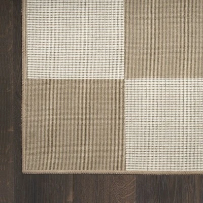 Nourison Washable Modern Jute Checkered Geometric Non-Skid Indoor Area Rug 5 Nourison Washable Modern Jute Checkered Geometric Non-Skid Indoor Area Rug - Image 3