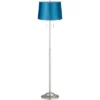 360 Lighting Abba Modern Floor Lamp Standing 66" Tall Brushed Nickel Turquoise Satin Tapered Drum Shade For Living Room Bedroom Office House Home 2 360 Lighting Abba Modern Floor Lamp Standing 66" Tall Brushed Nickel Turquoise Satin Tapered Drum Shade For Living Room Bedroom Office House Home -Home Decoration Series GUEST 28454930 9614 45b4 bb35 481176183160
