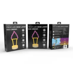 CIAO Tech Decorative Ice Cream Cone Neon Night Light LED Desk Table Lamp -Home Decoration Series GUEST 28e8dde6 31f6 4087 a4bb 507cc32cd3db