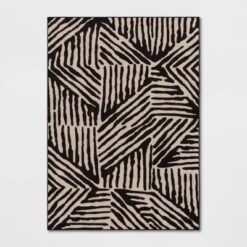 Abstract Lines Rug Black/Tan - Threshold™ -Home Decoration Series GUEST 2b3b14d6 1781 4d26 a5bb 3e2956f51323