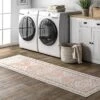 NuLOOM Tracie Machine Washable Floral Medallion Area Rug