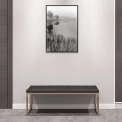 23" X 33" Lakeside Mist By Monte Nagler Framed Canvas Wall Art Print - Amanti Art -Home Decoration Series GUEST 2dd55bc0 246f 40b5 a08e 33ec9bb8d8b3