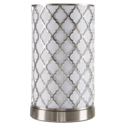 Tree Bark Pattern Uplight Table Lamp Medium Silver (Includes LED Light Bulb) - Lavish Home 13 Tree Bark Pattern Uplight Table Lamp Medium Silver (Includes LED Light Bulb) - Lavish Home -Home Decoration Series GUEST 2ddb687f ce9b 4dab 8a85 b135bb07f2f0