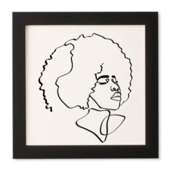 Domonique Brown Soul Fro Framed Wall Art Black - Deny Designs -Home Decoration Series GUEST 2e3dd1e2 7a40 4c50 92d7 781e008f251a