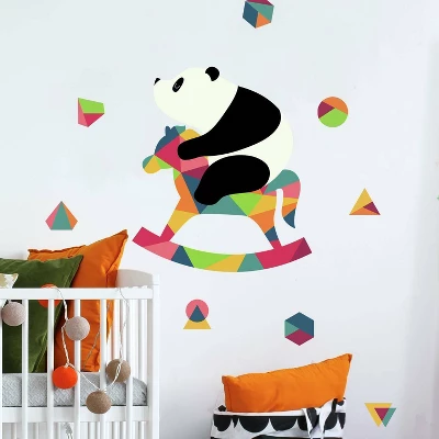 Andy Westface Panda Nursery Peel And Stick Giant Wall Decal - RoomMates 3 Andy Westface Panda Nursery Peel And Stick Giant Wall Decal - RoomMates