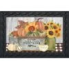 Farm Fresh Bushel Autumn Doormat Pumpkins Indoor Outdoor 30" X 18" Briarwood Lane