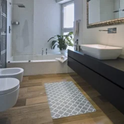 World Rug Gallery Modern Trellis Pattern Anti Fatigue Standing Mat -Home Decoration Series GUEST 32a13e37 b6a9 4776 ac15 9e5cf4dcd36a