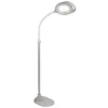 16" 2-In-1 Led Floor Lamp Silver (Includes LED Light Bulb) - OttLite