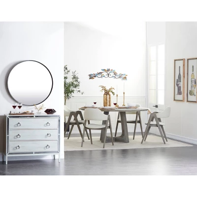 Farmhouse Wood Wine Framed Wall Art Set Of 2 Brown - Olivia & May 8 Farmhouse Wood Wine Framed Wall Art Set Of 2 Brown - Olivia & May - Image 6